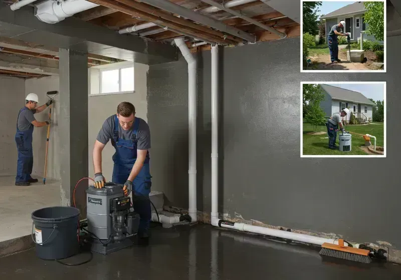 Basement Waterproofing and Flood Prevention process in Trenton, MO